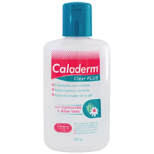 Caladerm Clear Plus Loción Con Camomilla Gerco Frasco X 120 Gr