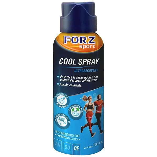 Refrescante En Aerosol Forz Sport Cool Spray Frasco X 100Ml