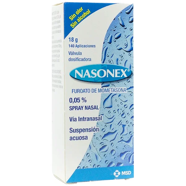 Nasonex Furoato De Mometasonoa 0.05% MSD Frasco X 140 Aplicaciones