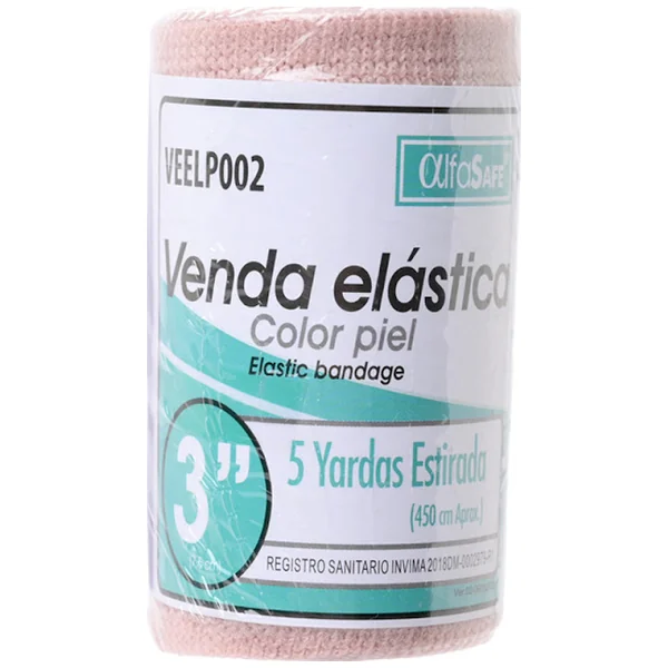 Venda Elástica Alfa Trading 3X5 X 1 Und
