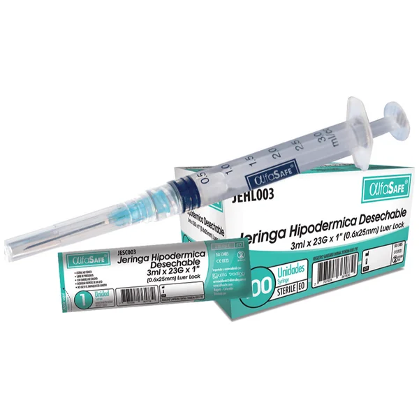 Jeringa Alfasafe 3ML 3P 23X1