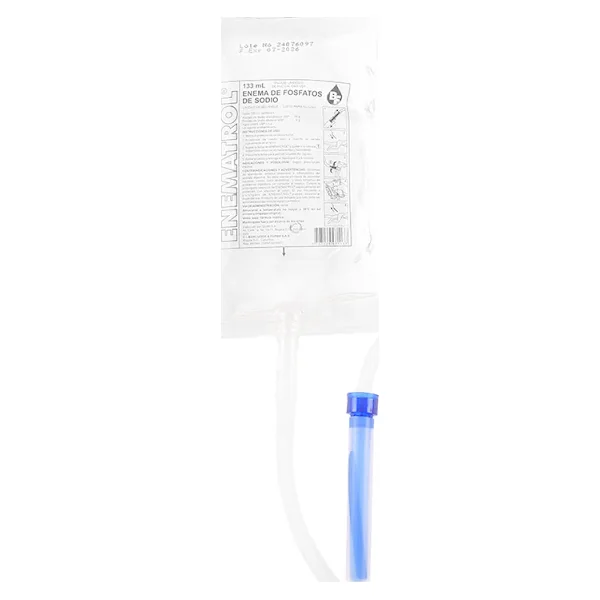 Enematrol Fosfato De Sodio Dibasico + Fosfato De Sodio Monobasico Biofluidos Bolsa X 133 Ml