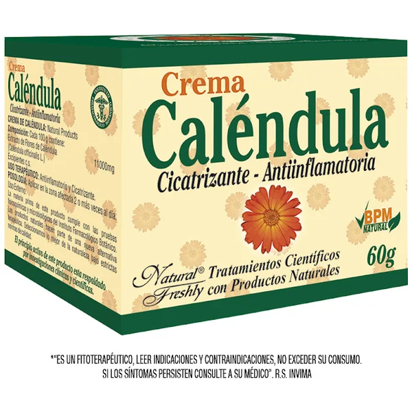 Crema Caléndula Natural Freshly Frasco X 60 Gr