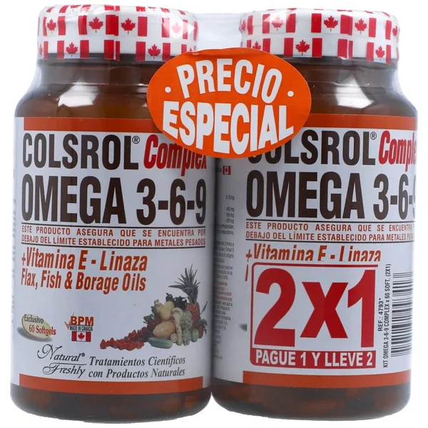 Omega Complex 3-6-9 Cápsula Blanda Pague 1 Lleve2 Paquete X 1