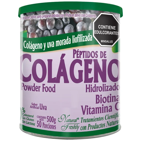 Colageno Hidrolizado Y UVA Liofilizada CON Biotina Y Vitamina C