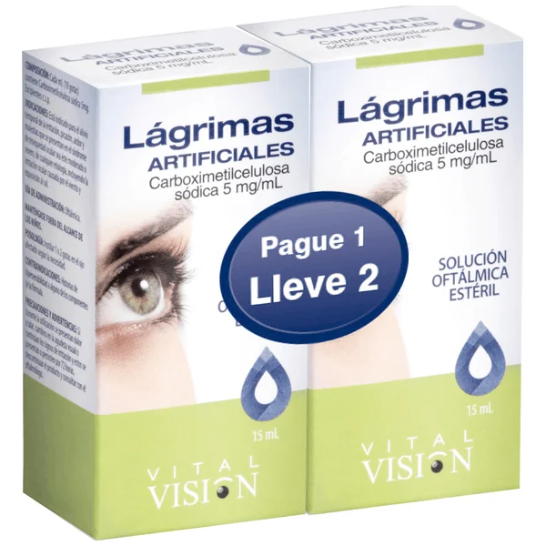Oferta Lagrimas Artificiales Vital Vision Oferta Pague 1 Lleva 2