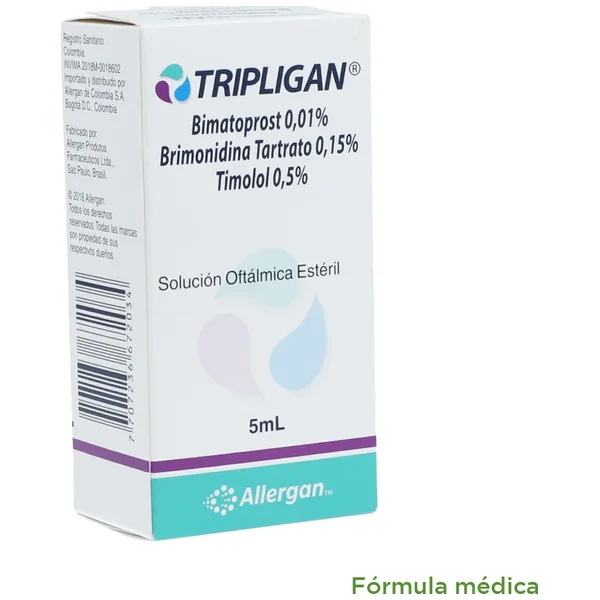 Tripligan Solución Oftalmológica Frasco X 5mL