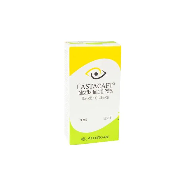 Lastacaft Alcaftadina 0.25% Allergan Solución Oftálmica Frasco X 3 Ml
