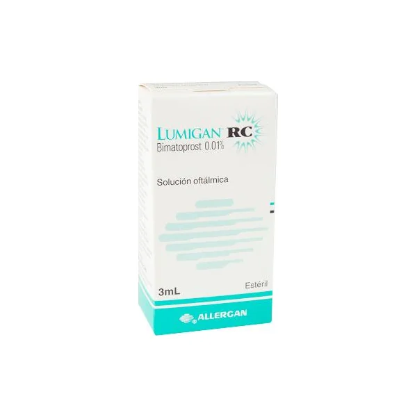 Lumigan RC Bimatoprost 0.01% Allergan Frasco X 3 Ml