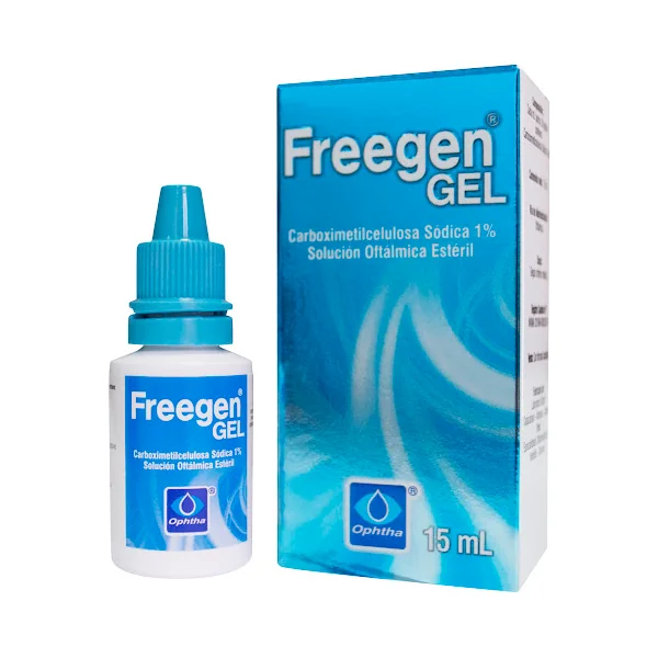 Freegen Gel Carboximetilcelulosa Sódica 1% Ophtha Solución Oftálmica Frasco X 15 Ml