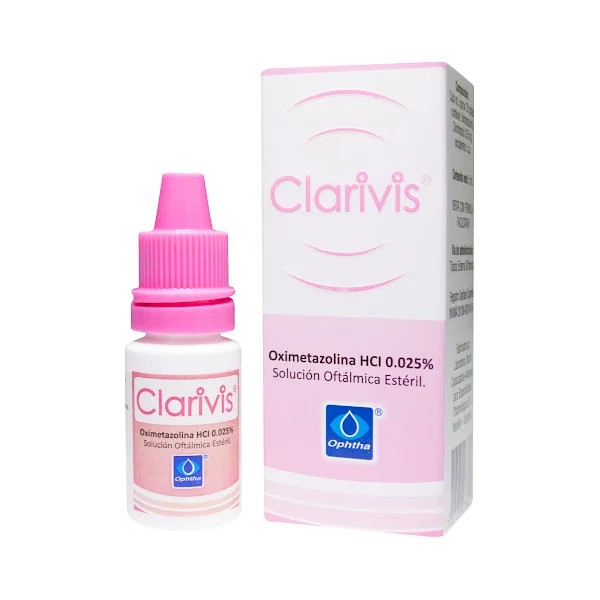 Clarivis Oximetazolina HCI 0.025% Ophtha Frasco X 5 Ml