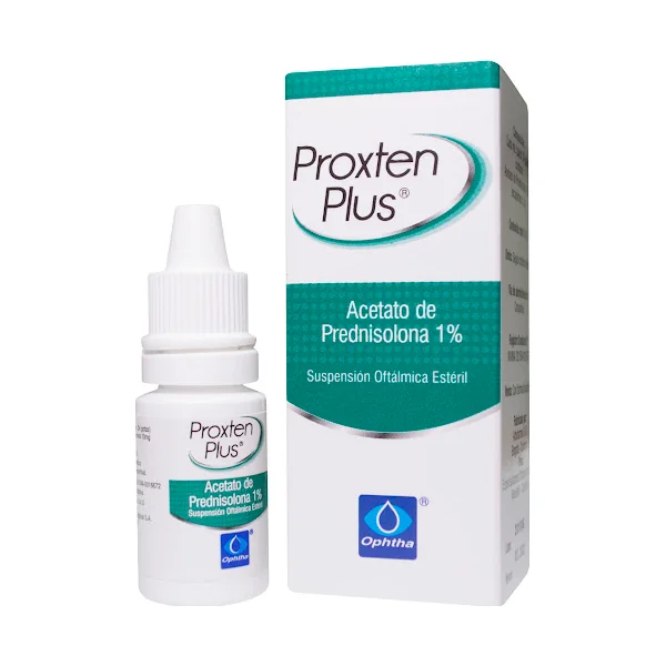 Proxten Plus Acetato De Prednisolona 1% Ophtha Frasco X 5 Ml