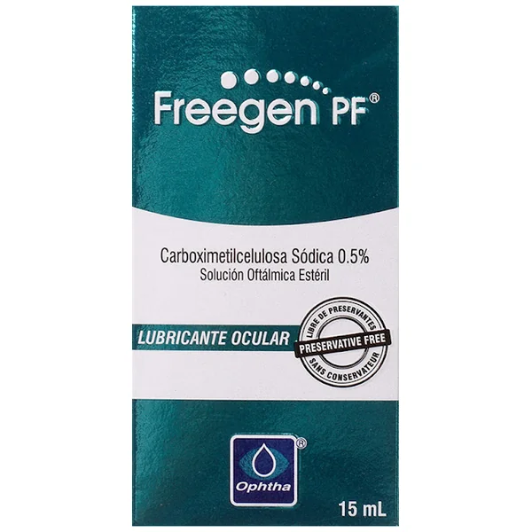 Freegen Pf Carboximetilcelulosa Sódica 0.5% Ophtha Frasco X 15 Ml