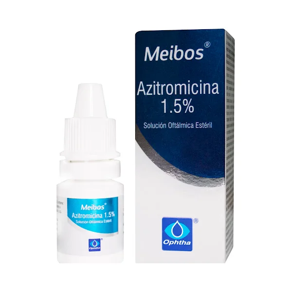 Meibos Azitromicina 1.5% Meibos Solución Oftálmica X 3 Ml