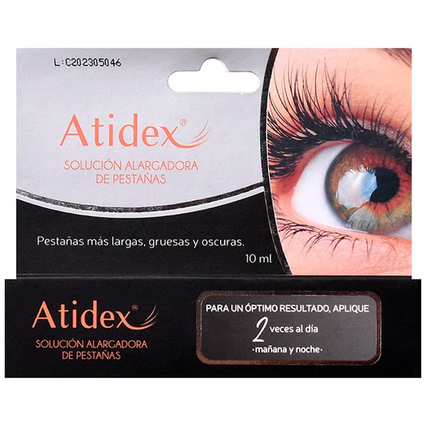 Atidex Solución Alargadora De Pestañas Frasco X 10 Ml