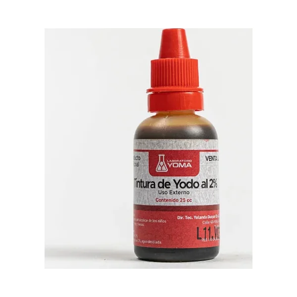 Tintura DE Yodo 2% Yoma FCO X 25 ML