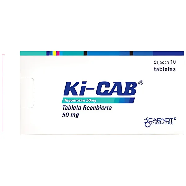Ki-Cab Tegoprazan 50 Mg Carnot Caja X 10 Tabletas