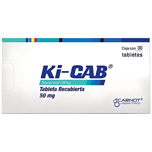 Ki-Cab Tegoprazan 50 Mg Carnot Caja X 30 Tabletas