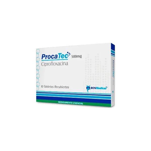 CIPROFLOXACINA PROCATEC  500 MG 10 TBS