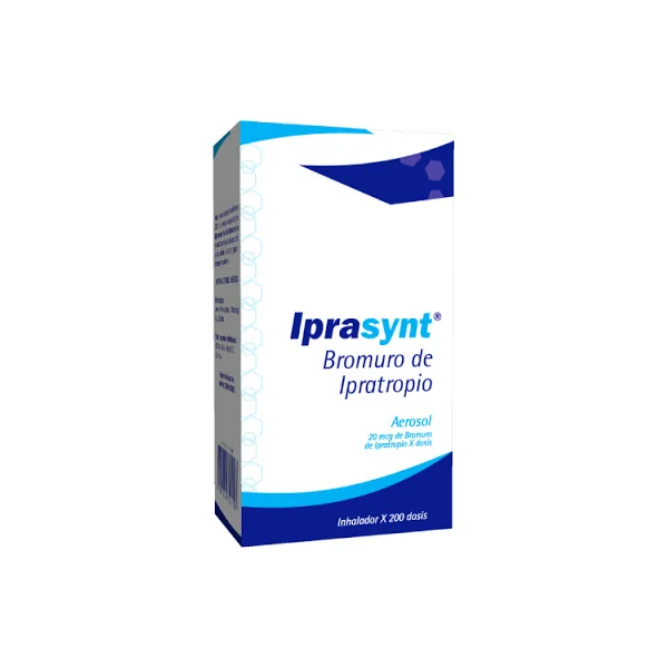 Bromuro De Ipratropio 20 Mcg Iprasynt Faes Farma Inhalador X 200 Dosis