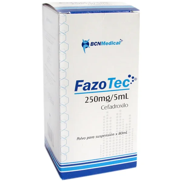 Fazotec 250 MG / 5 ML (Cefadroxilo)