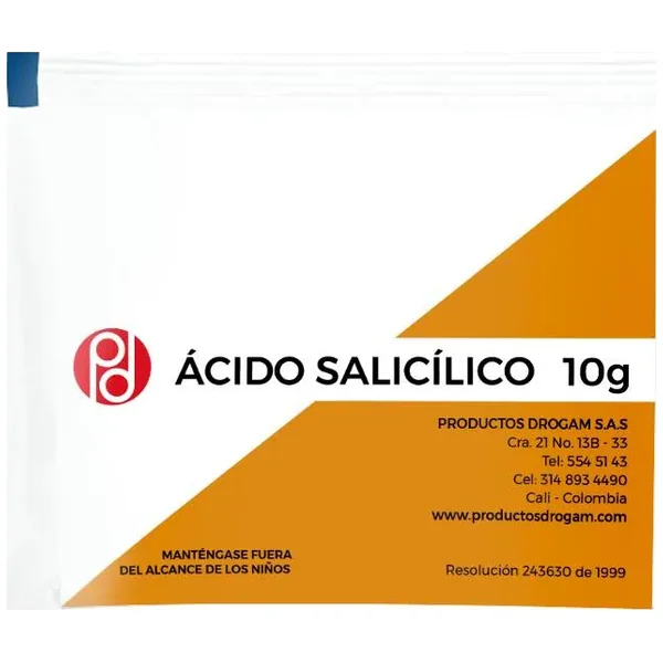 ACIDO SALICILICO 10 GR DROGAM