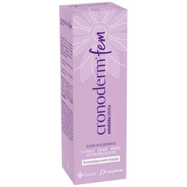 Cronoderm Fem Ácido Hialurónico /Extracto De Ginseng /Caléndula /Aceite De Semilla De Uva /Romerillo Tubo X 50 G