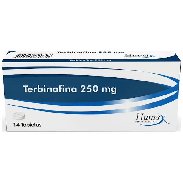 Terbinafina 250 Mg Humax Caja X 14 Tabletas