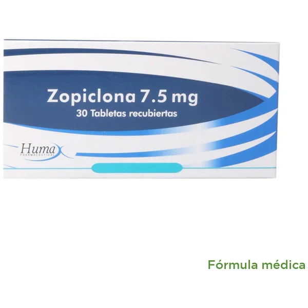 Zopiclona 7.5Mg Tabletas Recubiertas Caja X 30