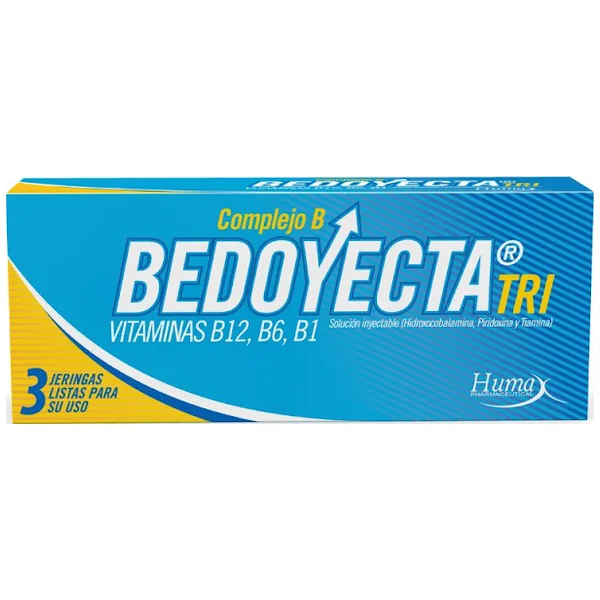 Bedoyecta Tri Complejo B Humax Caja X 3 Ampollas