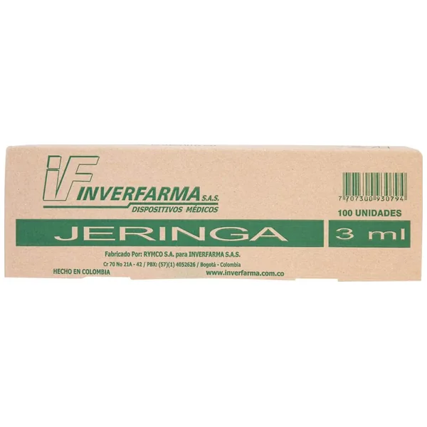 Jeringa 3 Ml 23 G X 1