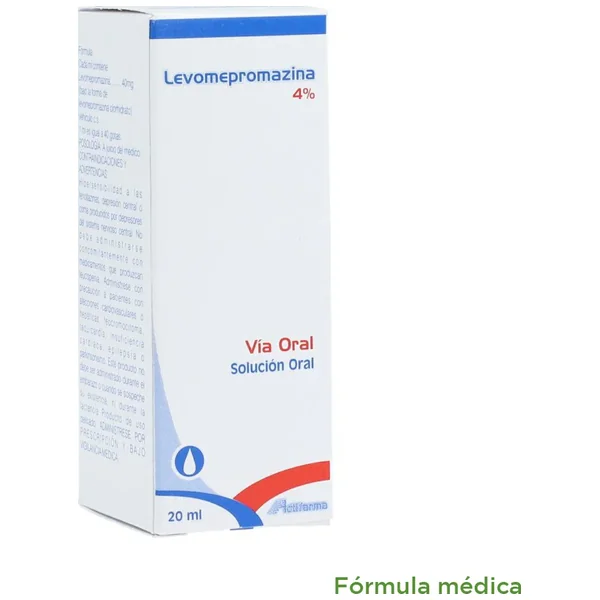 Levomepromazina 40Mg/mL(4%) Solución Oral Frasco X 20mL Arbofarma