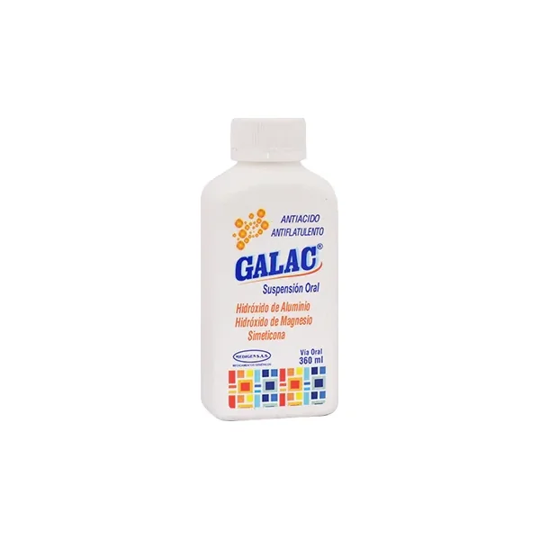 Galac (200+200+20)Mg/5Ml(4+4+0.4)% Susp Oral Frasco X 360Ml