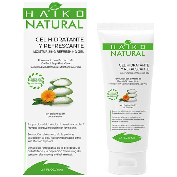 Gel Haiko Natural Hidratante Y Refrescante Aftersun - Aftershave Caja X 80 Ml