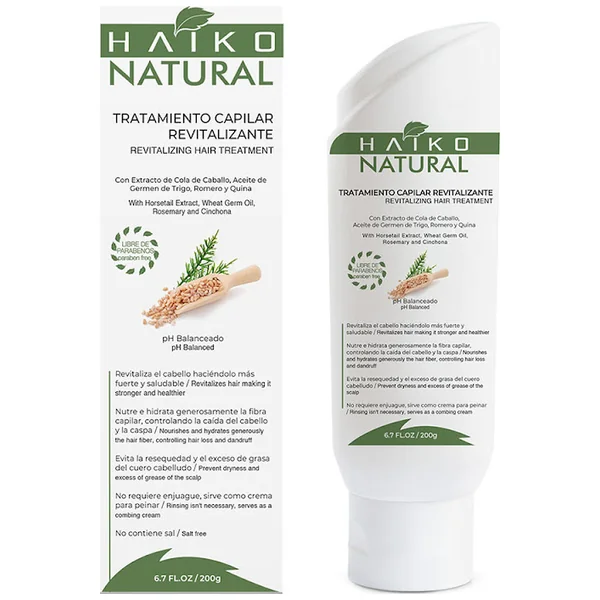Tratamiento Capilar Haiko Natural Revitalizante Caja X 200 Gr