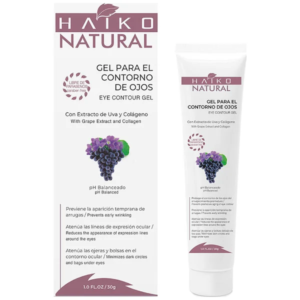 Gel HAIKO NATURAL para el Contorno de Ojos Caja x 30 ml