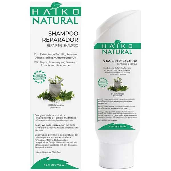 Shampoo Haiko Natural Reparador Antiacaída Caja X 200 Ml