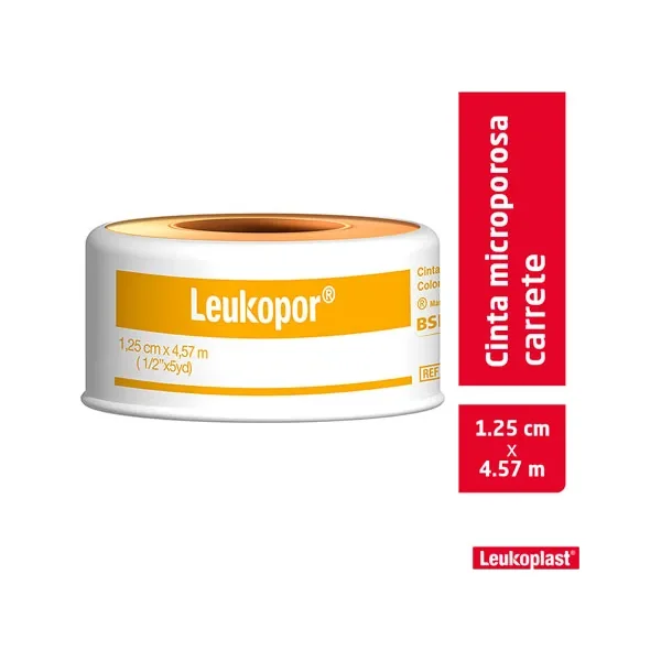 Esparadrapo Leukopor Piel 1/2 X 5 YDS