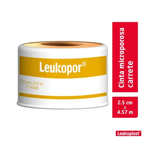 Esparadrapo Leukopor Piel 1 X 5 YDS