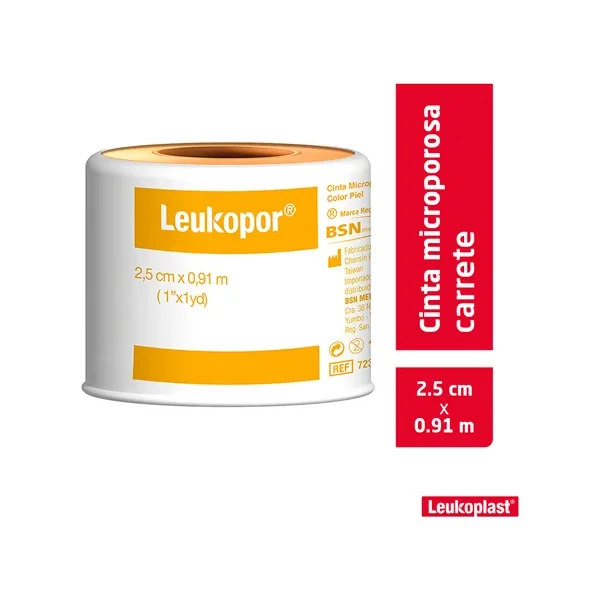 Esparadrapo Leukopor Piel 1 X 1 YDS