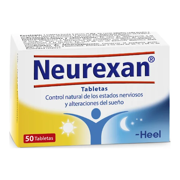 Neurexan Passiflora + Avena + Coffea 0.06Mg/0.06mg/0.06mg Heel Caja X 50 Tabletas