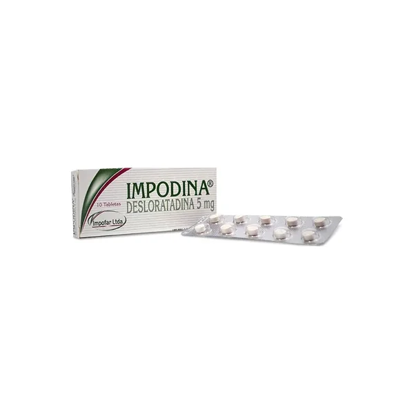 Impodina 5 MG Caja X 10 Tabs