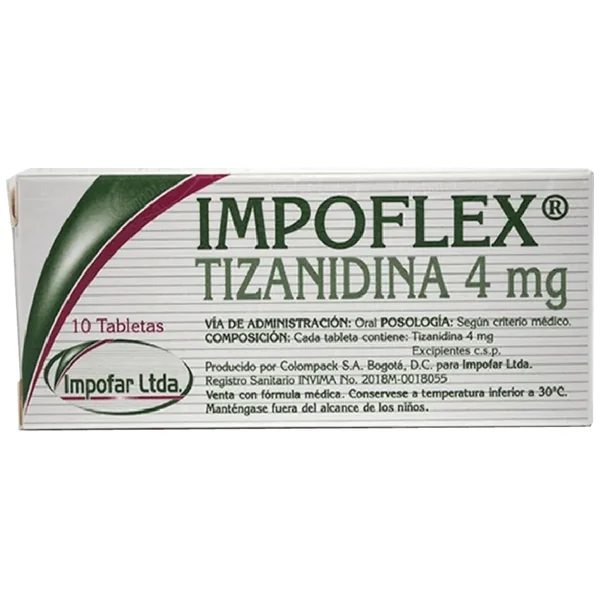 Impoflex (Tizanidina) 4 MG