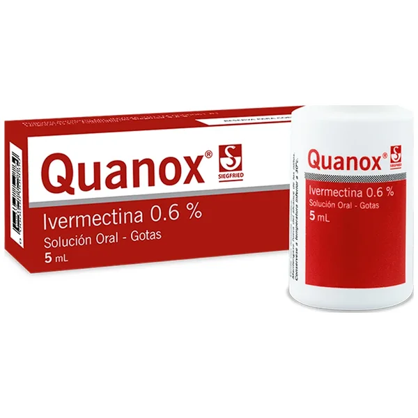Quanox 0.6% Solución Oral Gotas Frasco X 5 mL