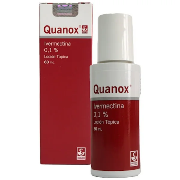 Quanox Ivermecctina 0.1% Loción Frasco X 60 Ml