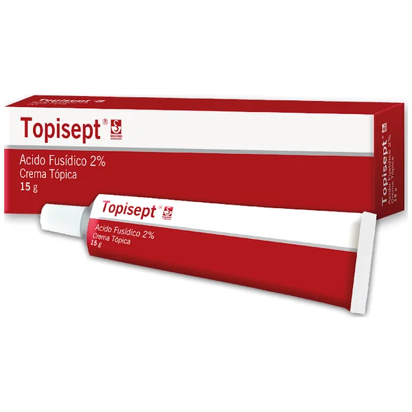 Topisept Ácido Fusidico 2% Siegfried Crema Tubo X 15 Gr