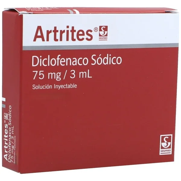 Artrites 75 mg/3mL (25mg/mL) Solución Inyectable X 1 Ampolla