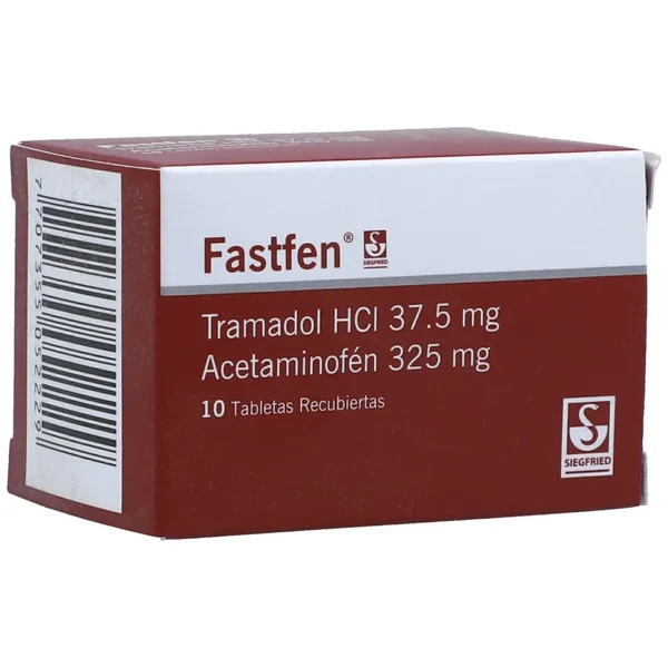 Fastfen 37.5Mg+325Mg Tabletas Frasco X 10
