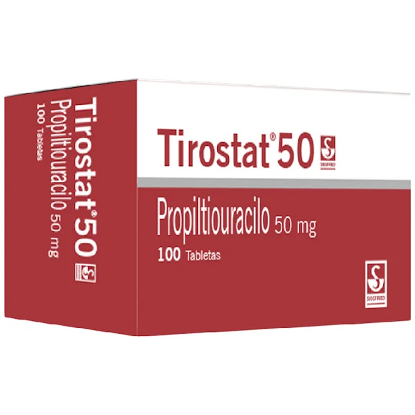Tirostat Propiltiouracilo 50 Mg Siegfried Caja X 100 Tabletas