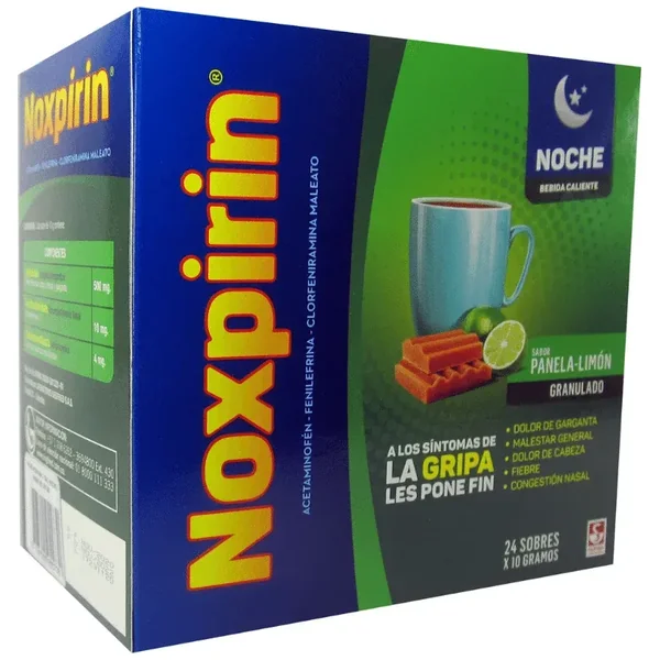 Noxpirin F Caliente Noche Panela Limon